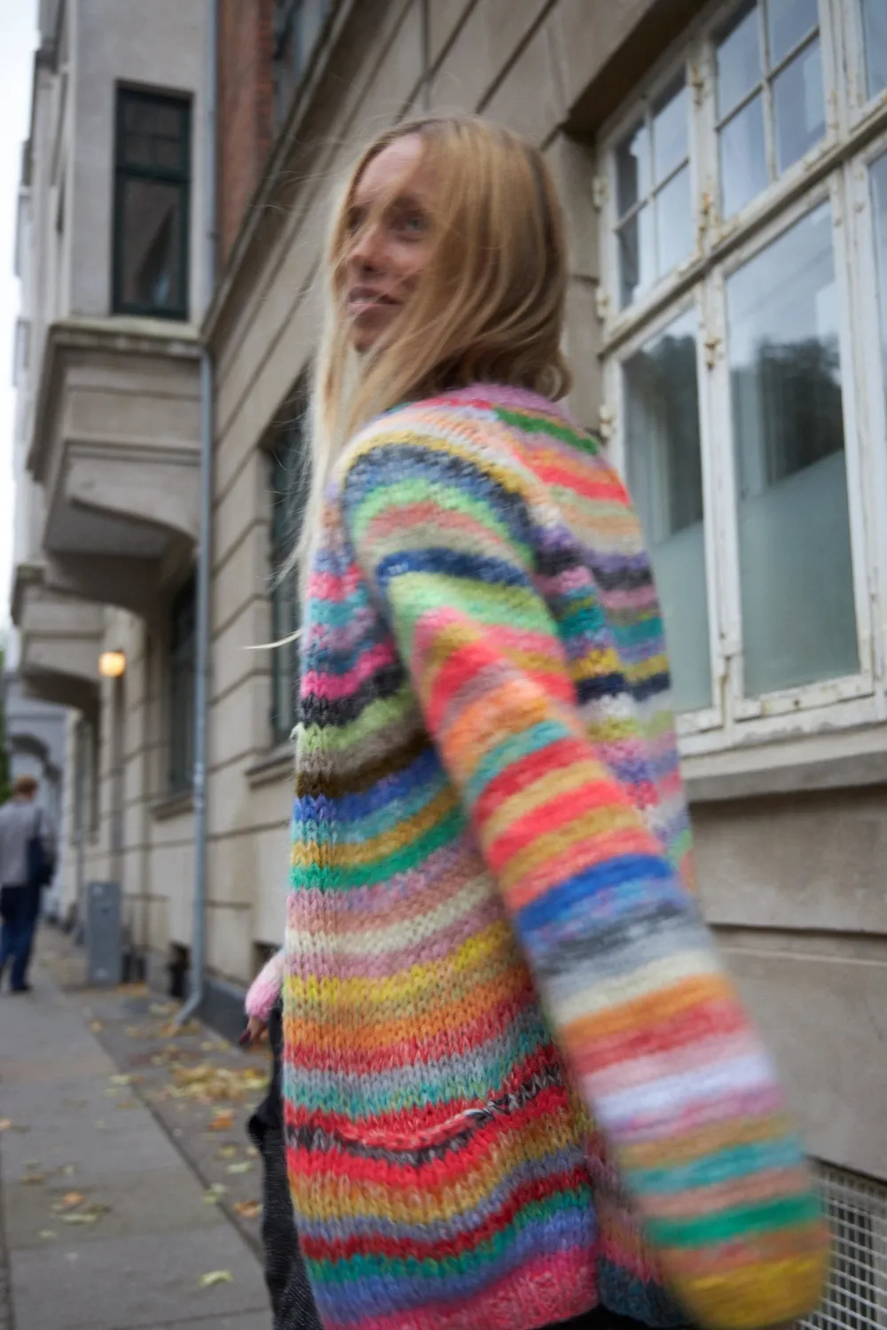 DAWNXDARE MARS DS strikcardigan 900 multi stribet