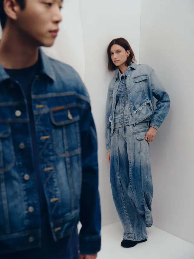 Feng Chen Wang Lee Wide Leg Jeans Lyseblå Kvinder