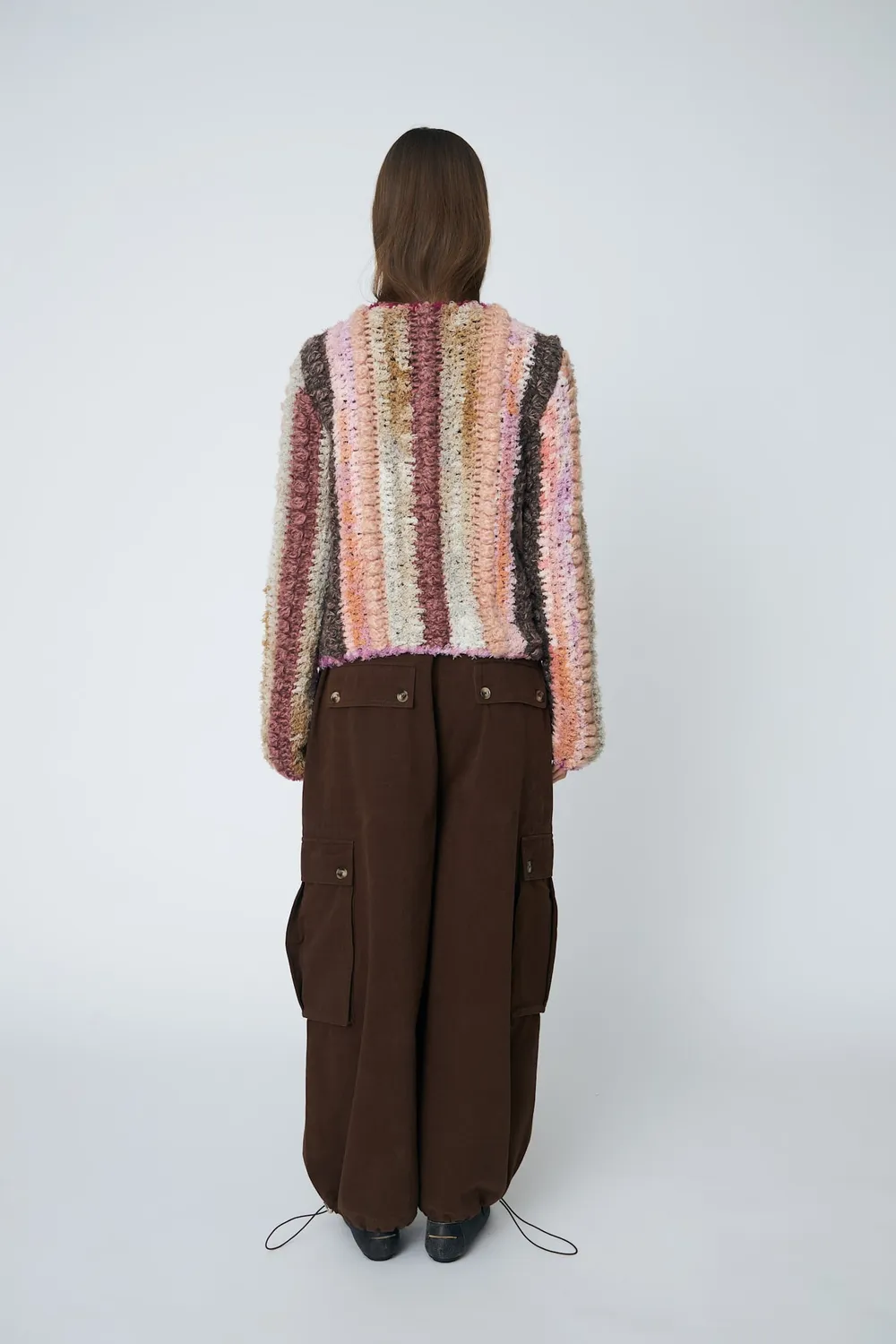 DAWNXDARE PALMA strikcardigan canyon rose