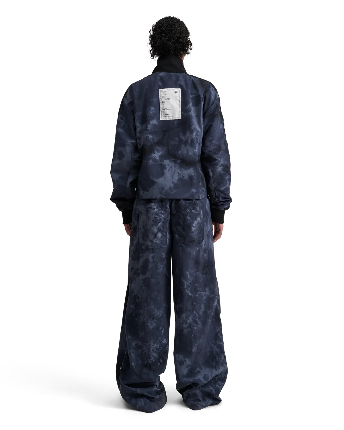Alis Abbate track top Salty Blue nylon