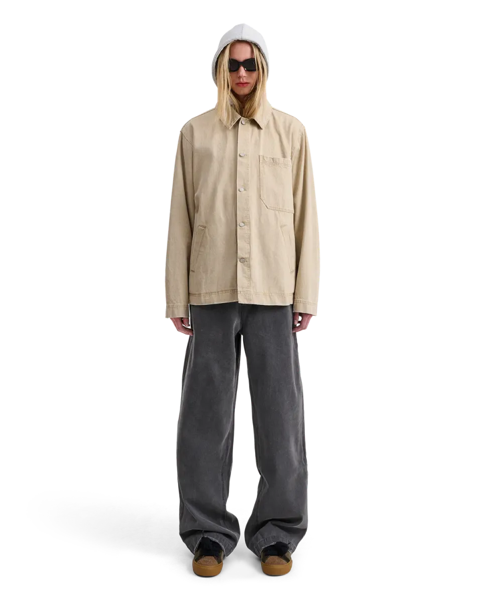 Alis Viren arbejdsjakke Faded Sand bomuld