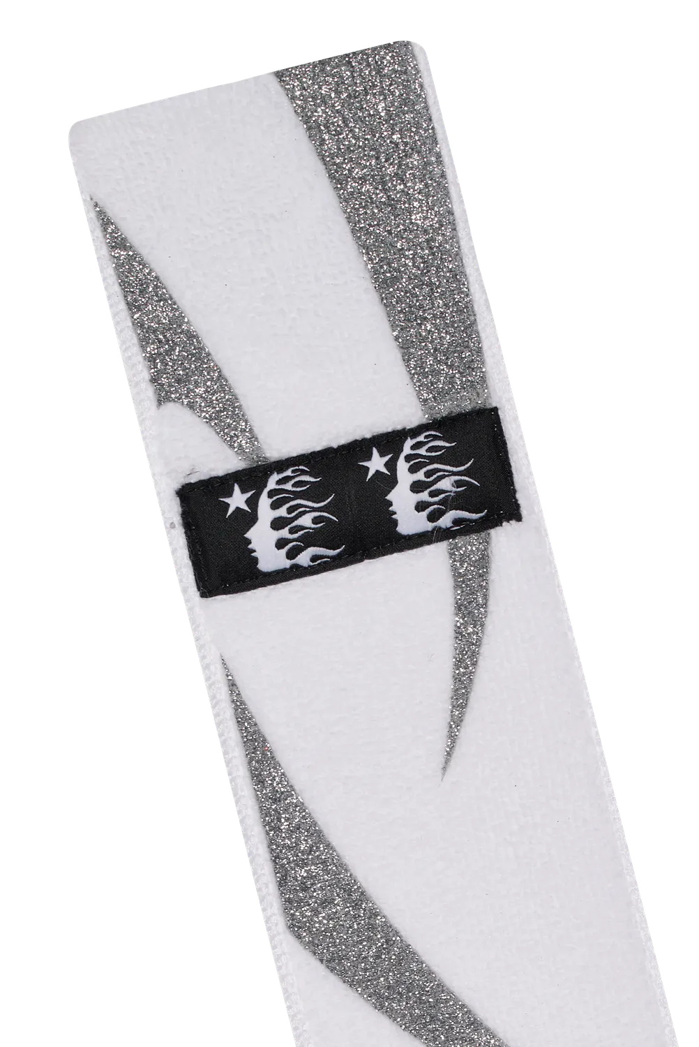 Hellstar Thorn football towel sort rød glitter