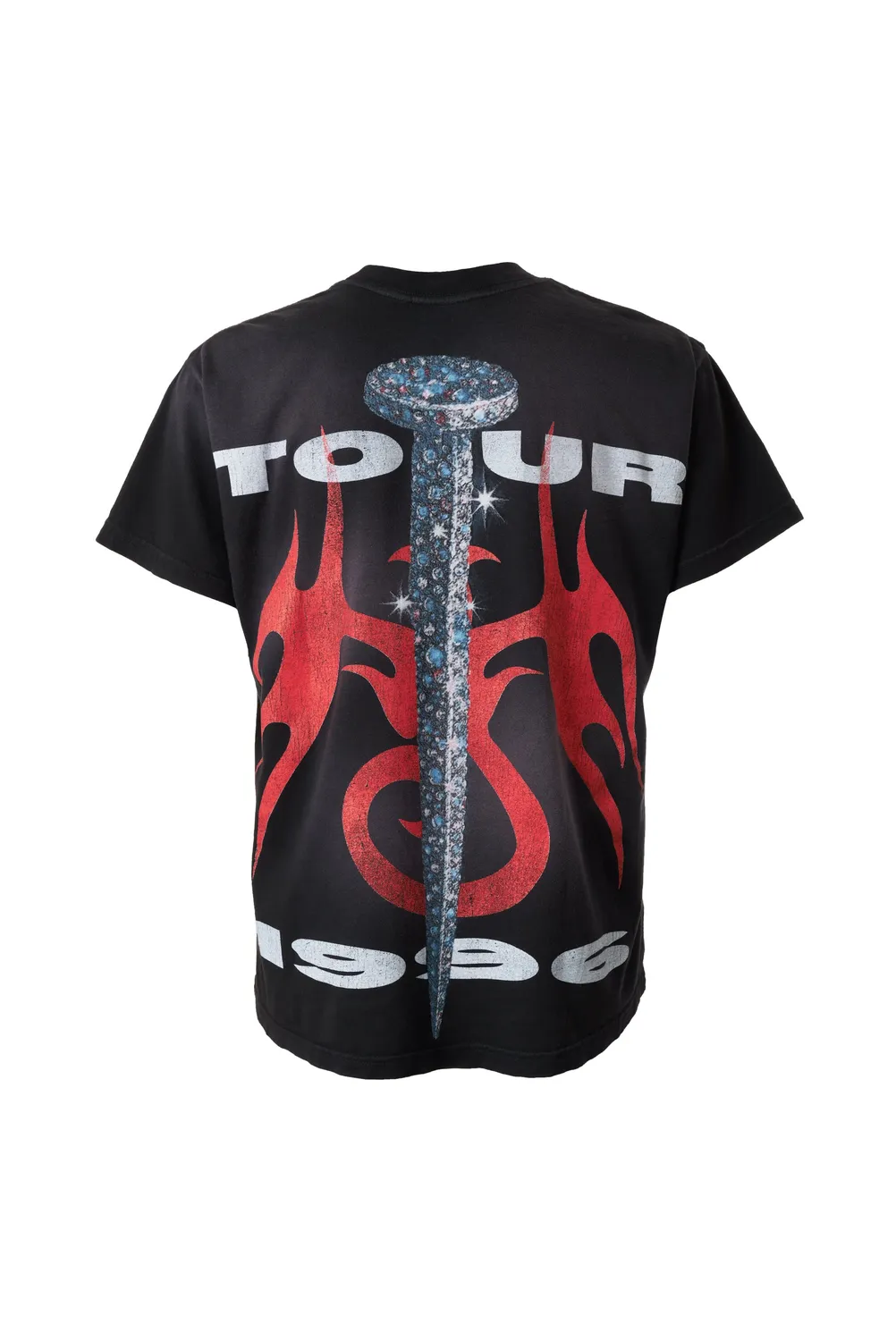 Hellstar Nailed Tour 96 t-shirt sort bomuld