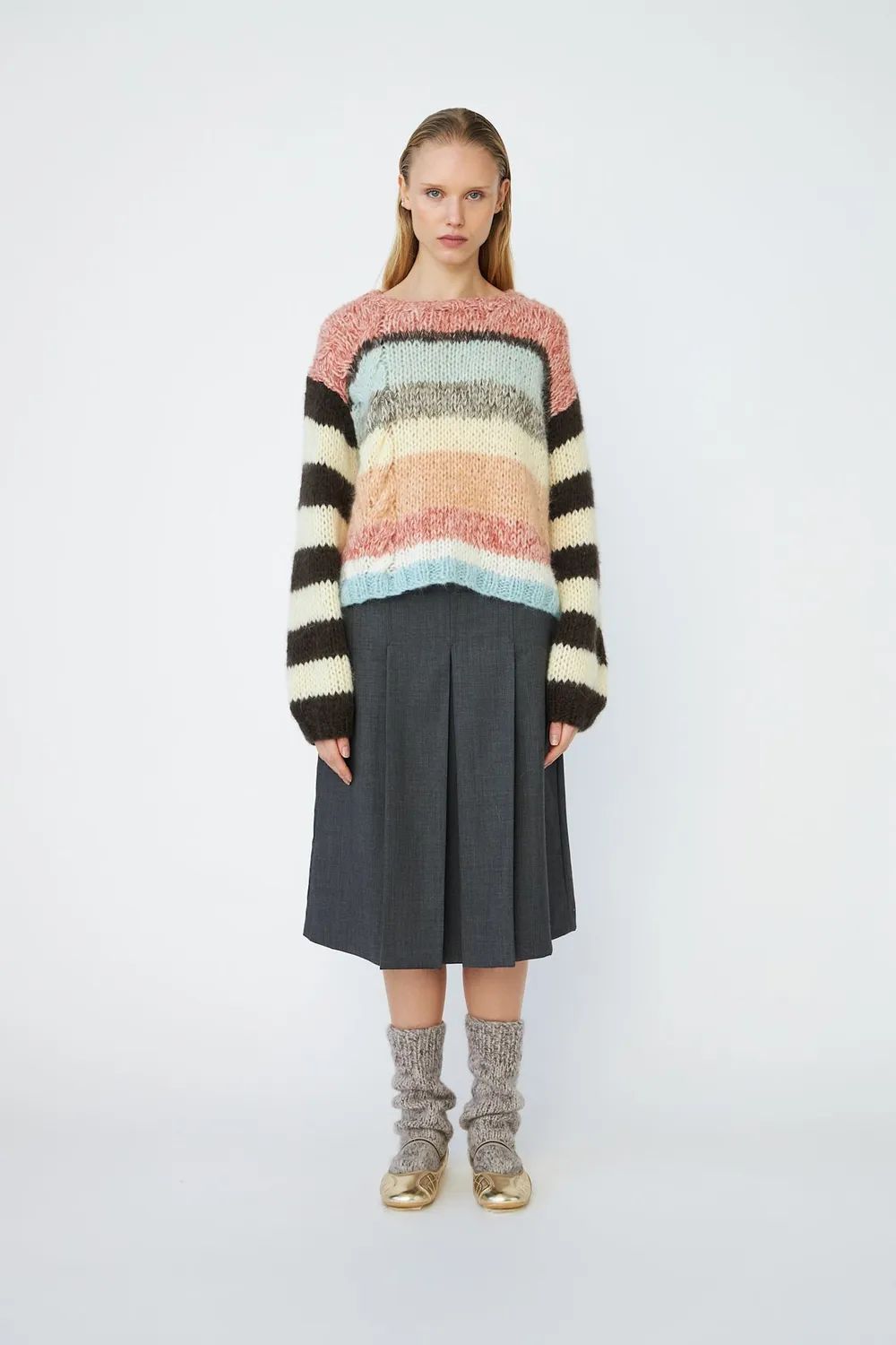 DAWNXDARE Beate 910 pullover natural shade strik