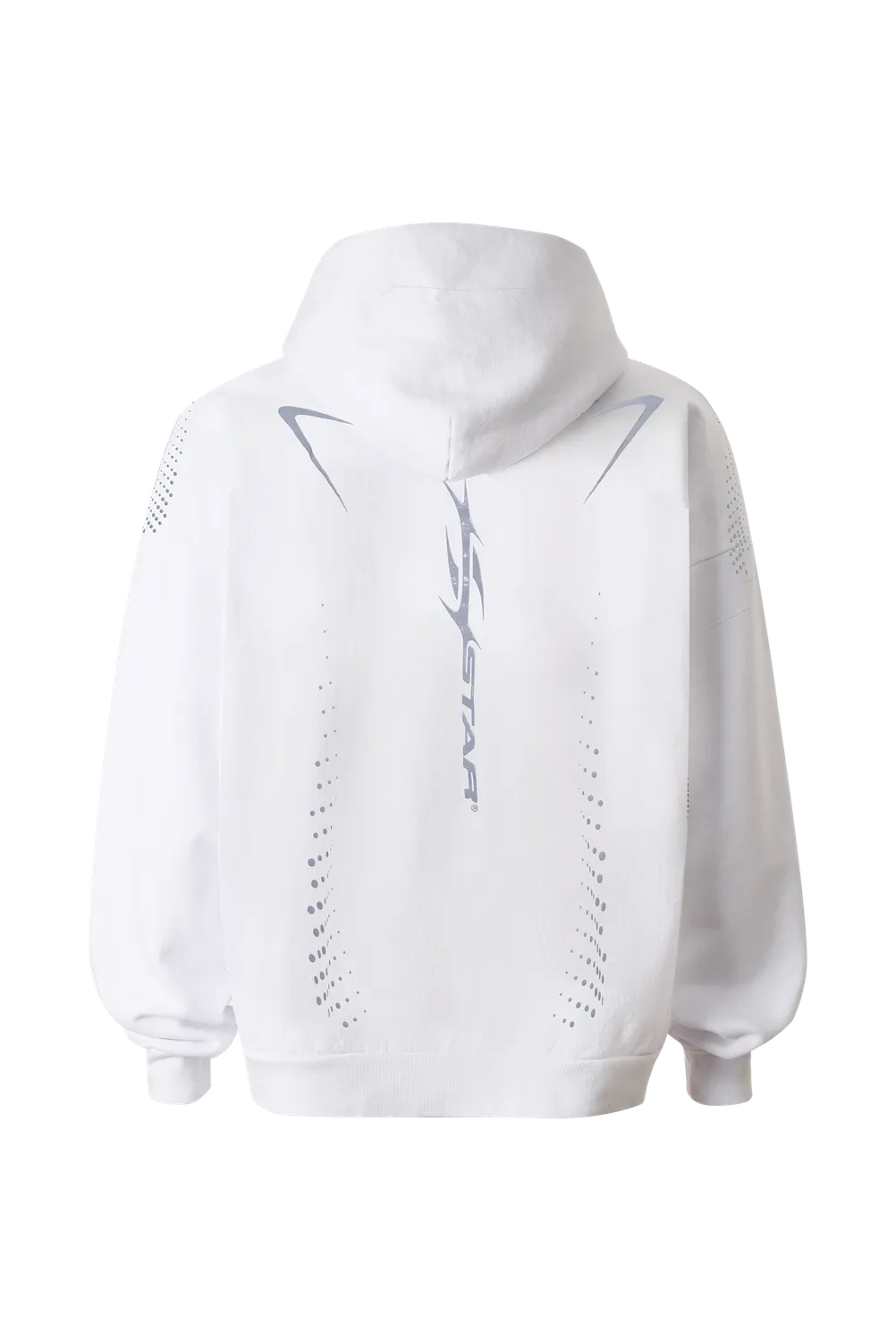 Hellstar Hype Flight P2P hoodie hvid oversized