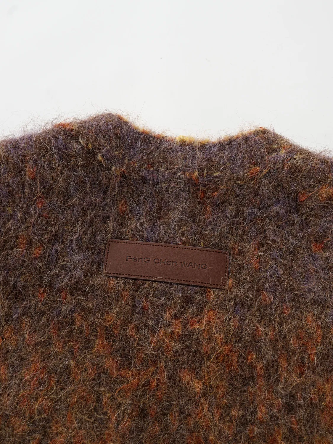 Feng Chen Wang Yellow Gradient cardigan alpaka gul