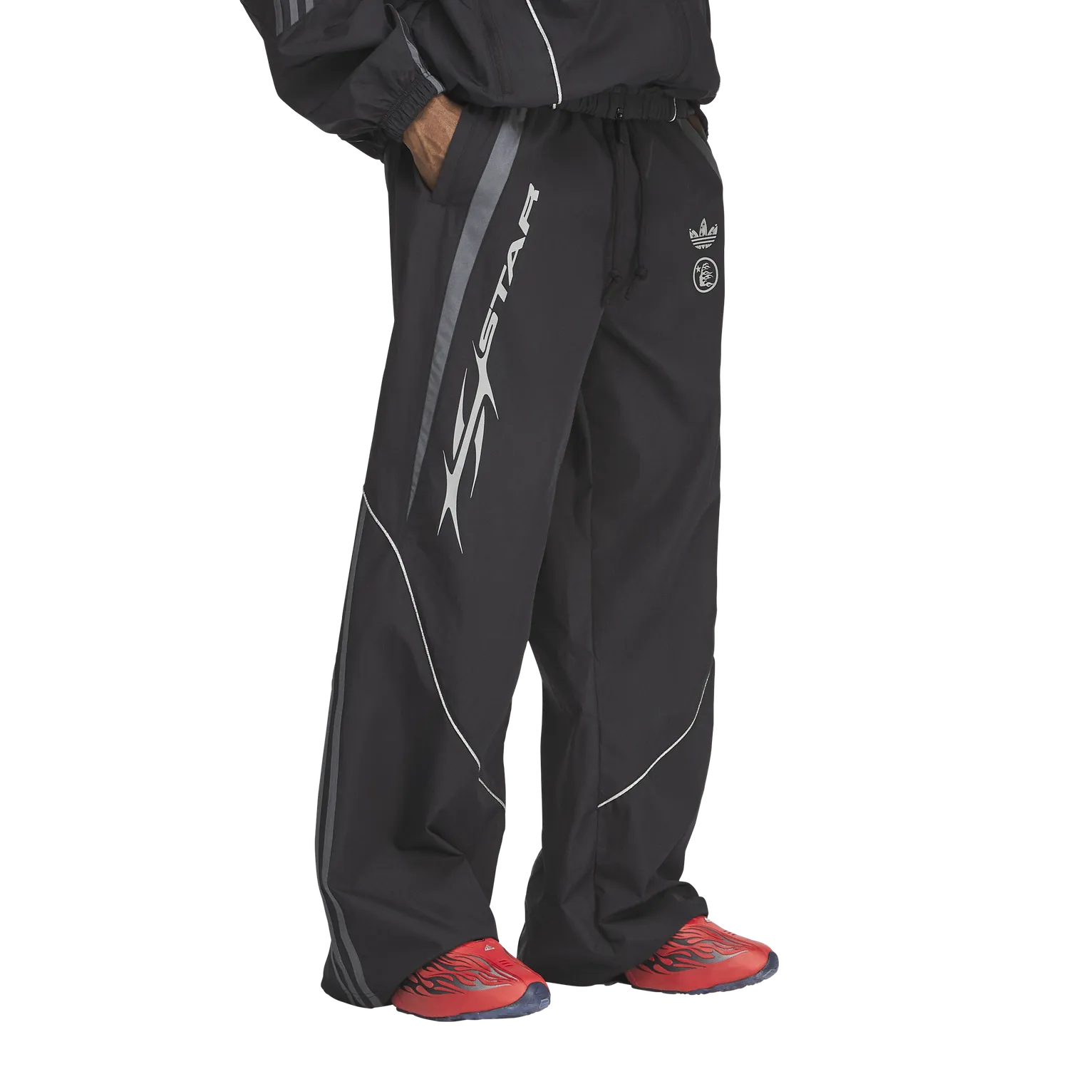 Hellstar x Adidas HSADPNT1-BLK track pants sort