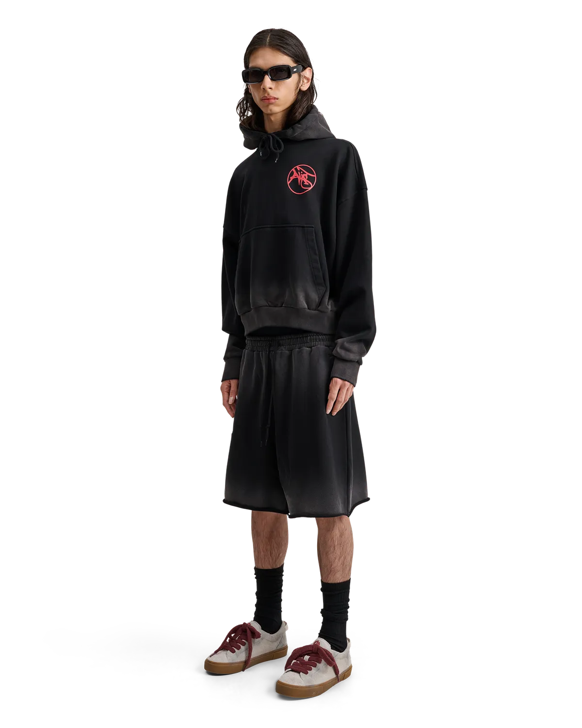 Alis Wilkes shorts faded black bomuld
