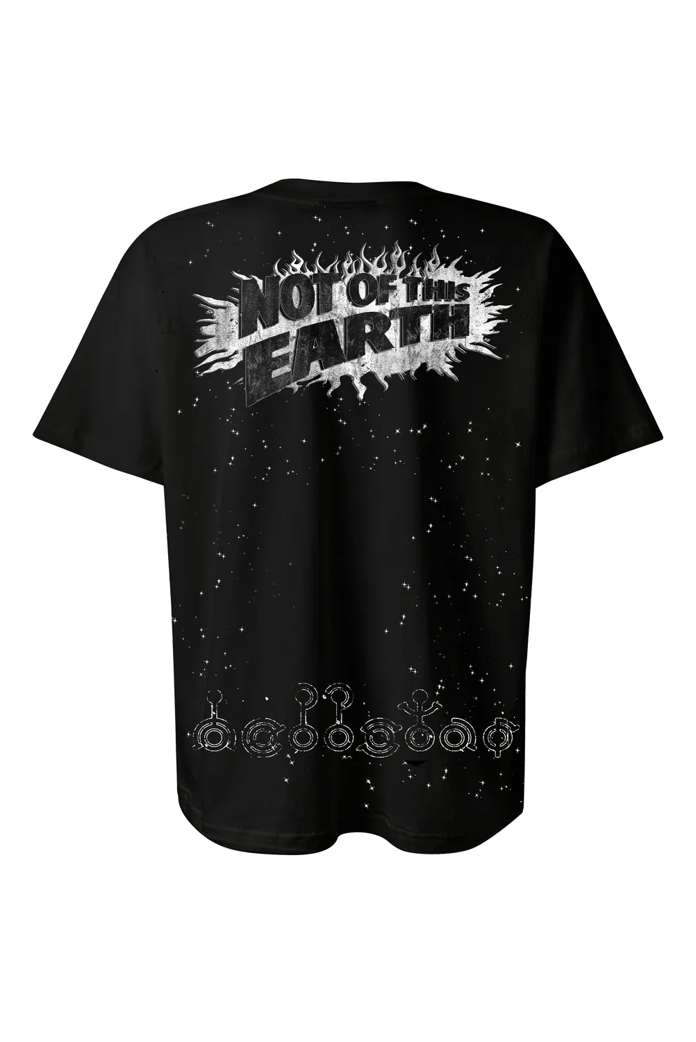 Hellstar Not of This Earth t-shirt sort graphic