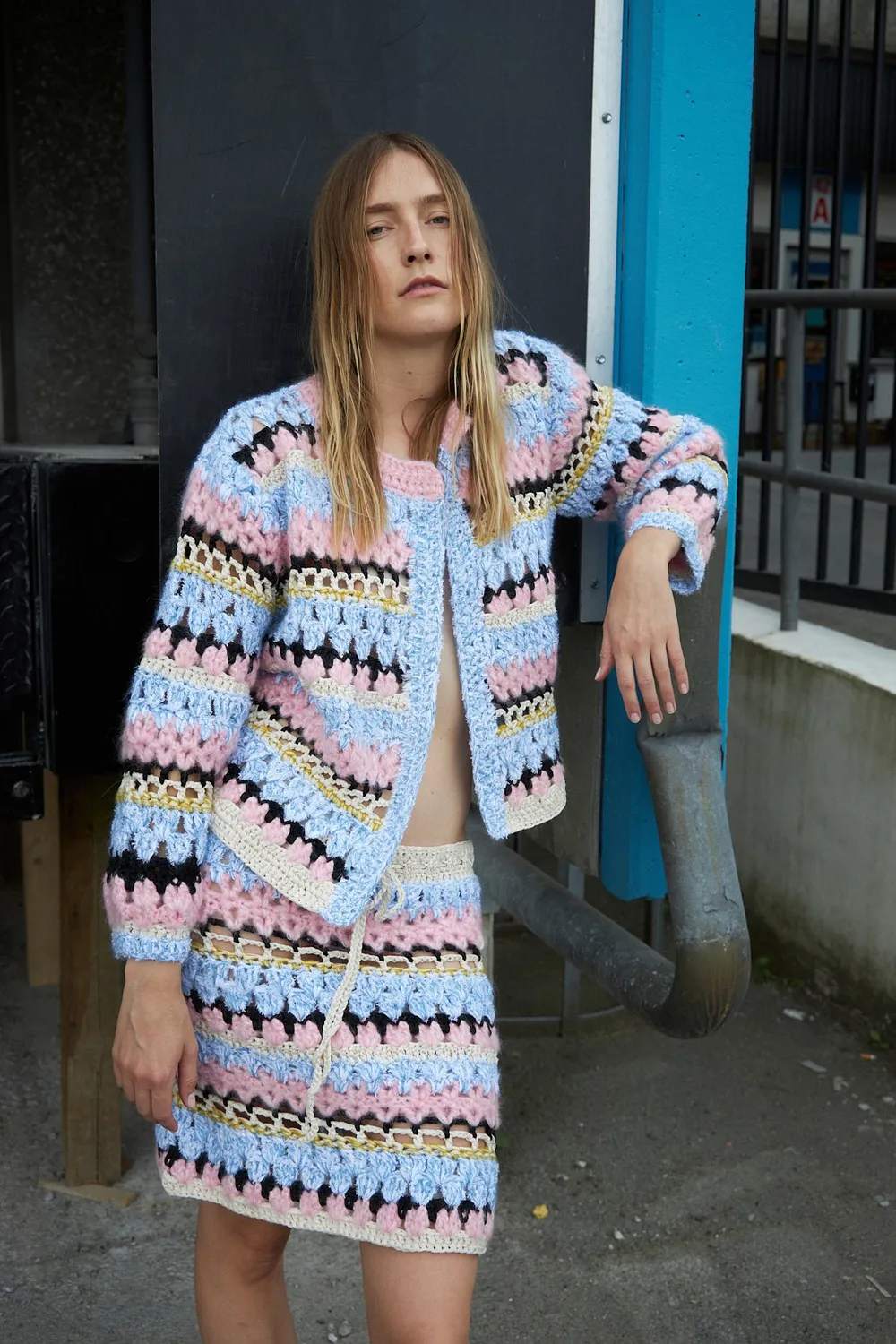 DAWNXDARE Gabi 900 cardigan multi bomuld