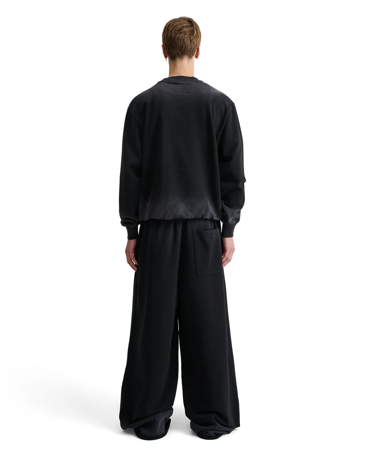 Alis Greco sweatshirt faded black bomuld