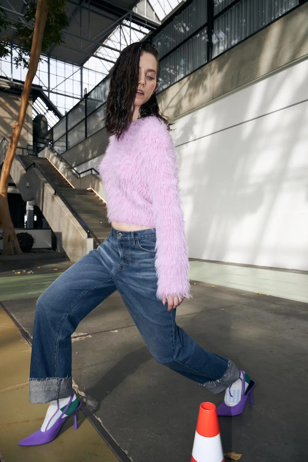 DAWNXDARE Babs 219 pullover super pink pelset