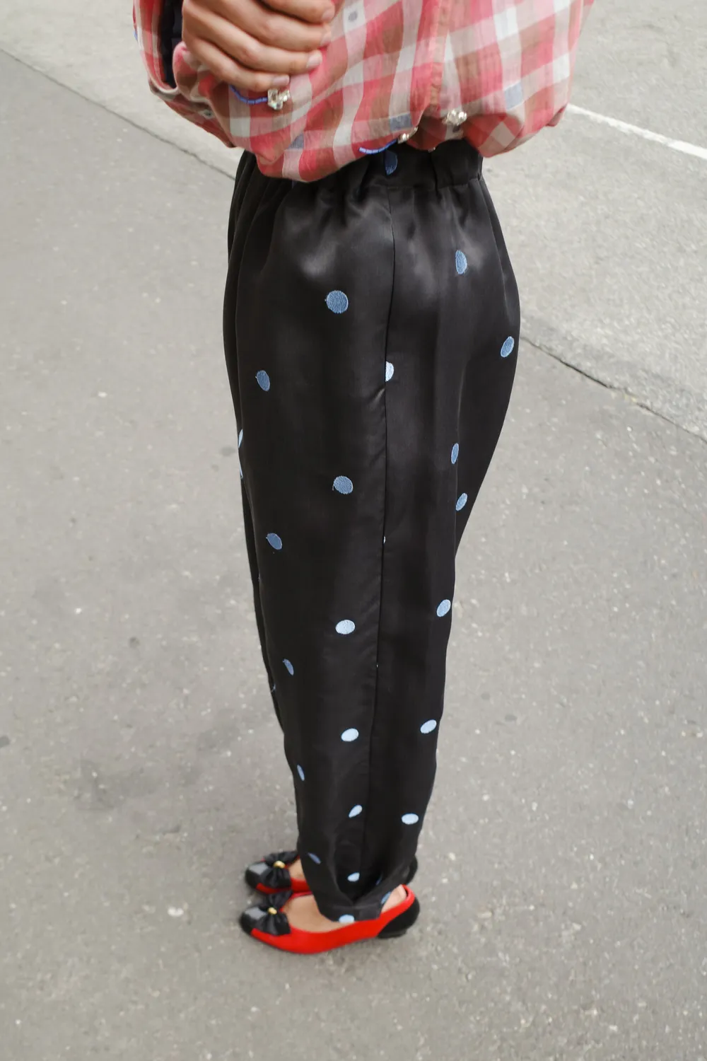 Caro Editions Coco Pants bukser silke broderi