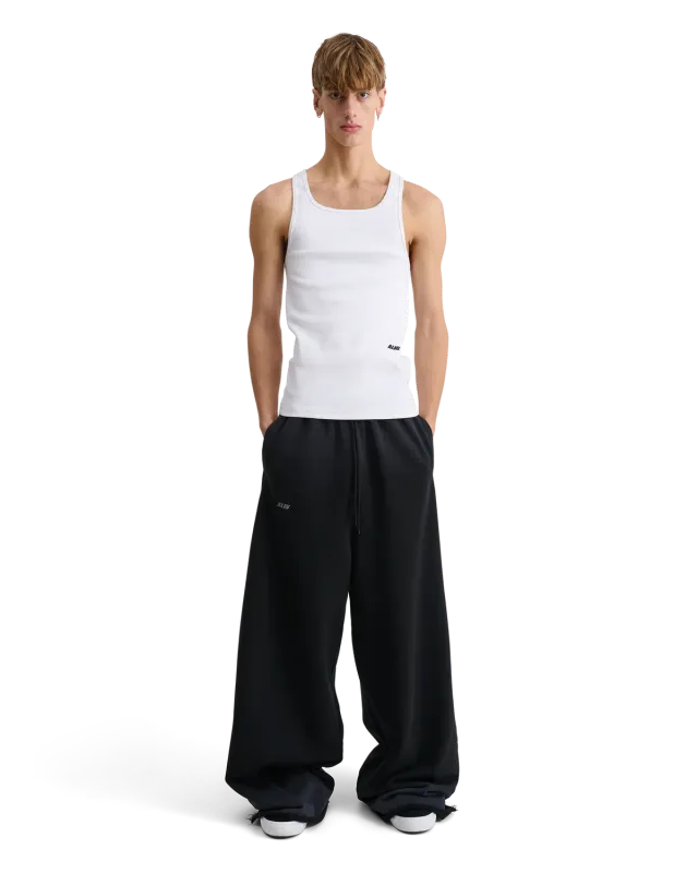 Alis Alas Wide Loose sweatpants faded black bomuld