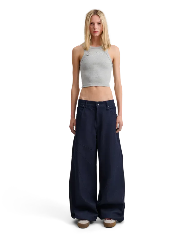 Alis Whitney Baby tanktop Grey Melange cropped