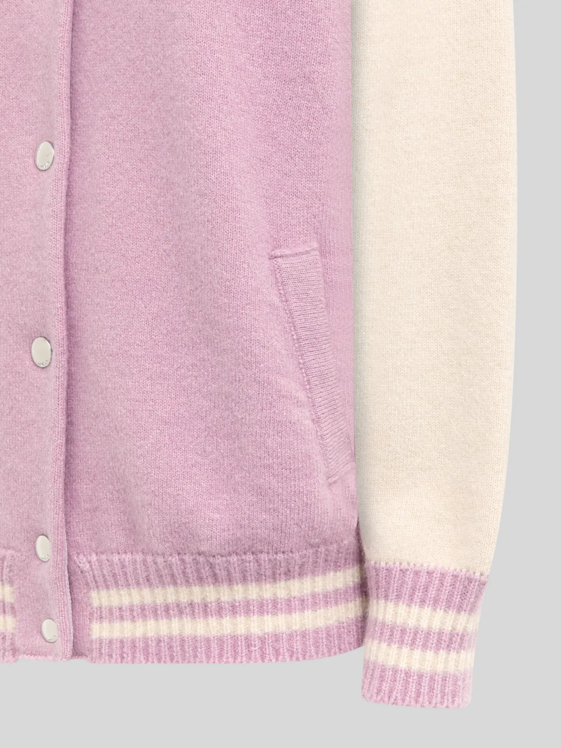 Laneus Cashmere Silk bomberjakke rose kashmir
