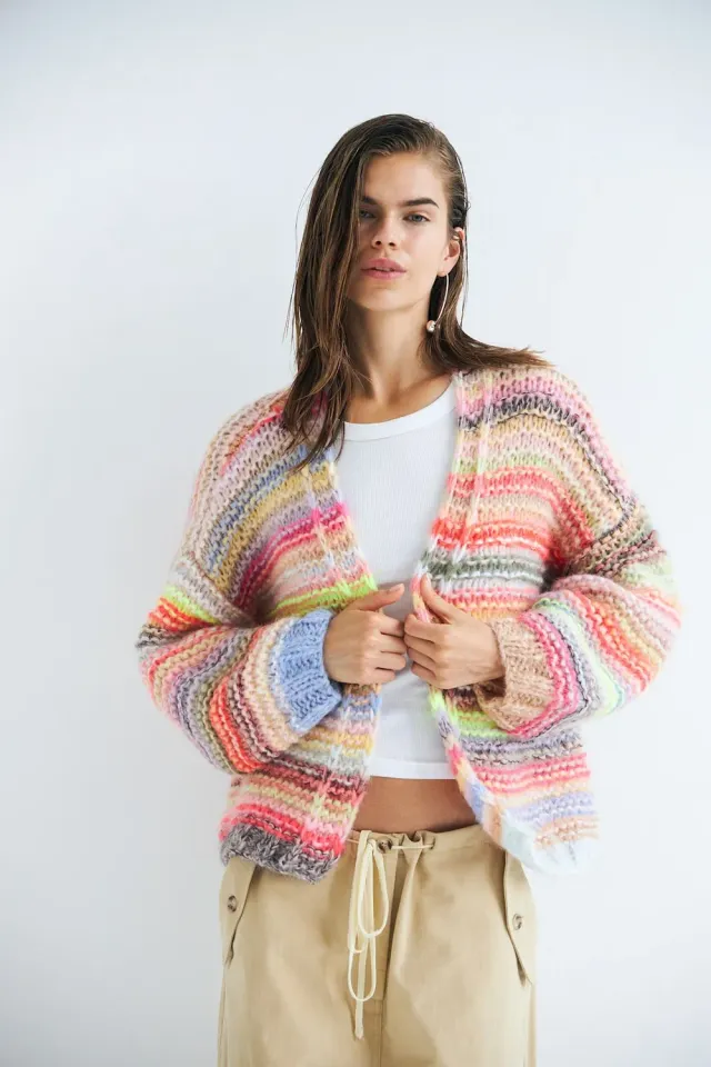 Dawnxdare Luisa strikcardigan 900 Multi mohair