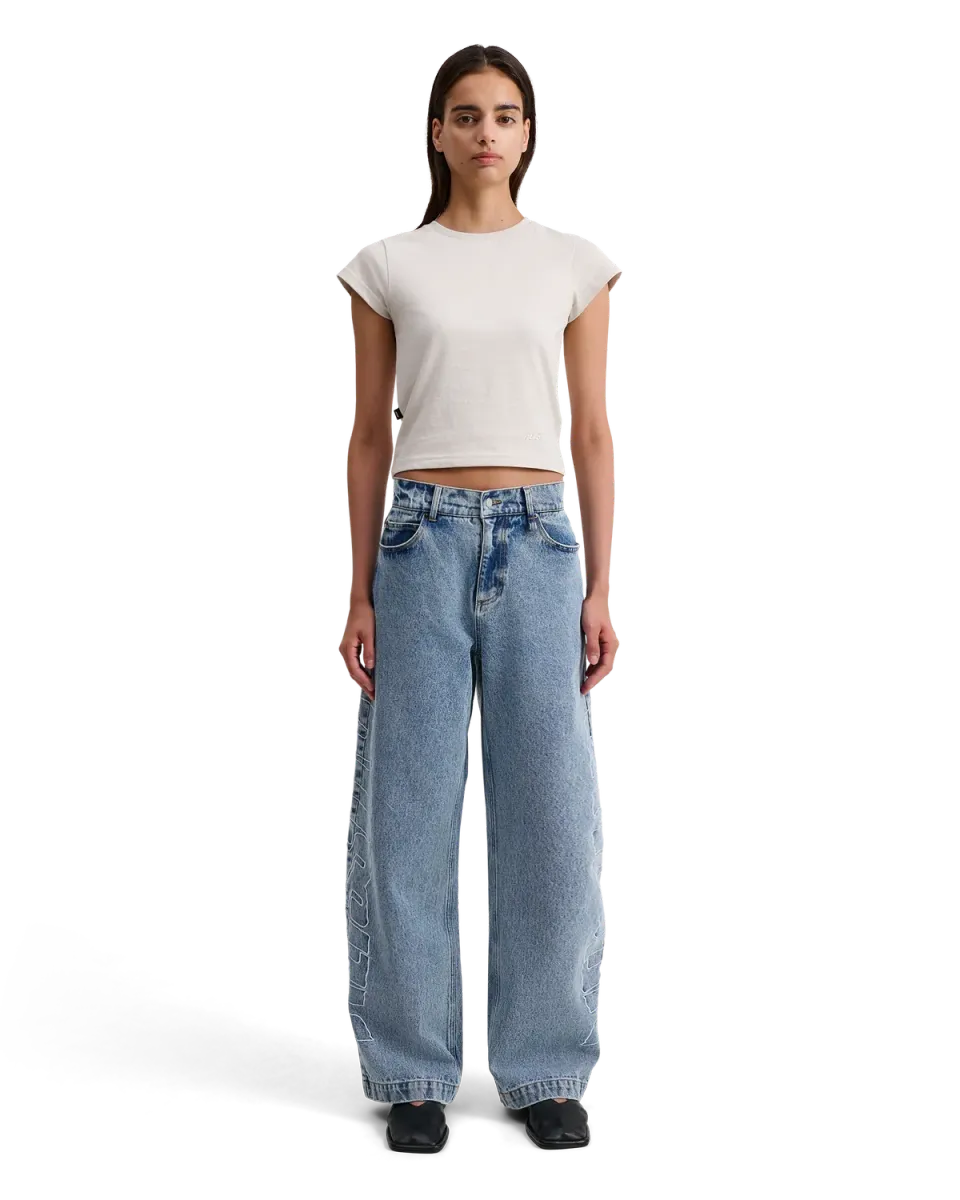 Alis Oliiey Baby t-shirt Faded Sand cropped