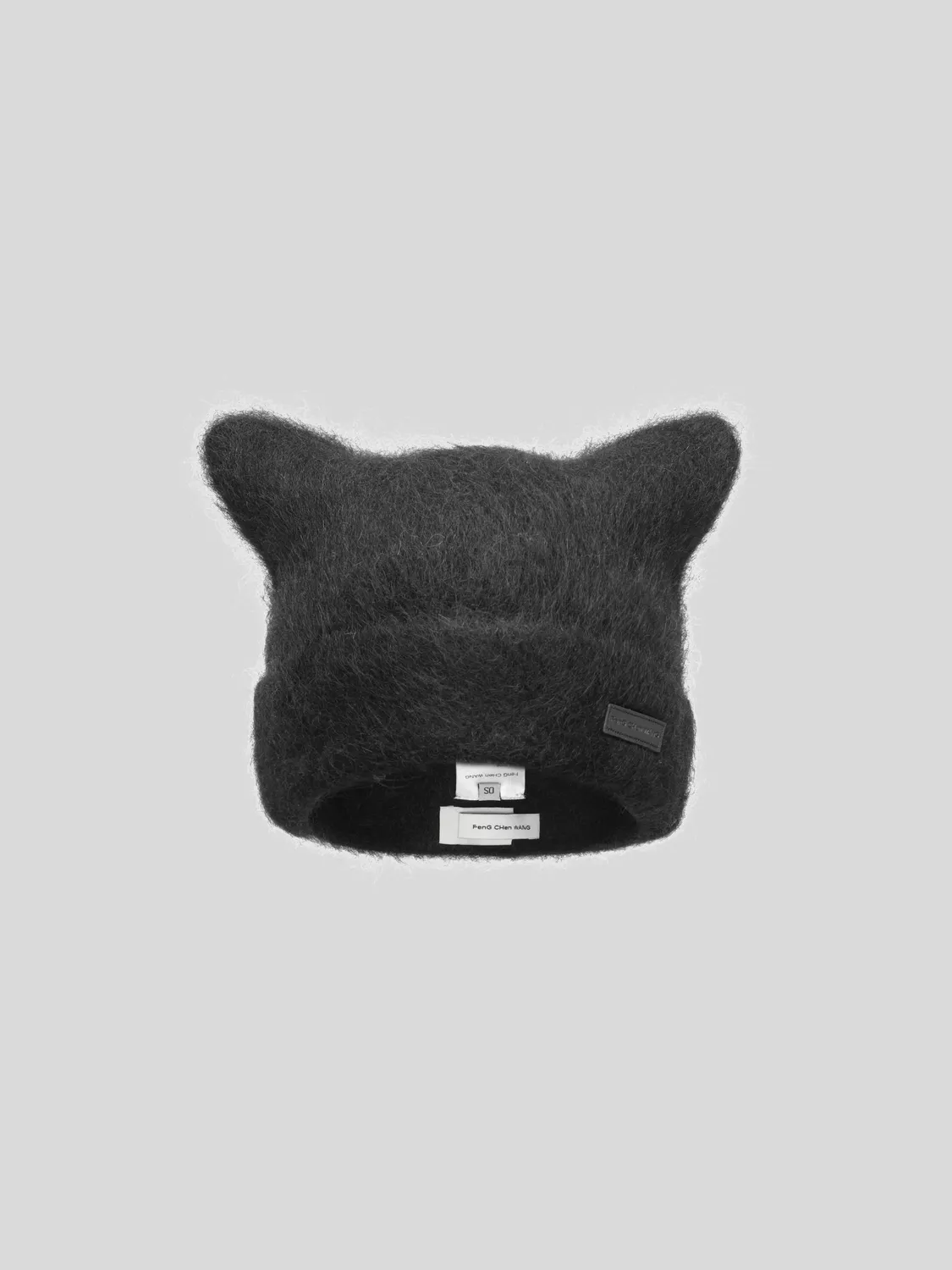 Feng Chen Wang Cat-Ear Beanie hue lysegrå blød