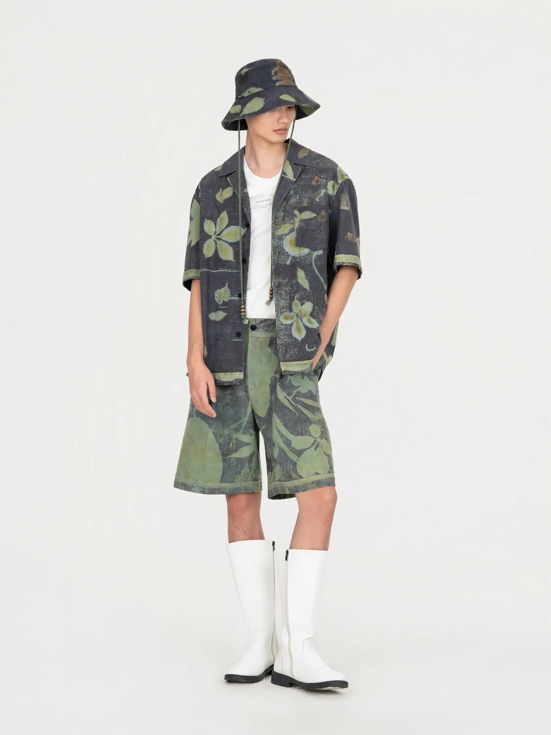 Feng Chen Wang Antique plantefarvede shorts unikke