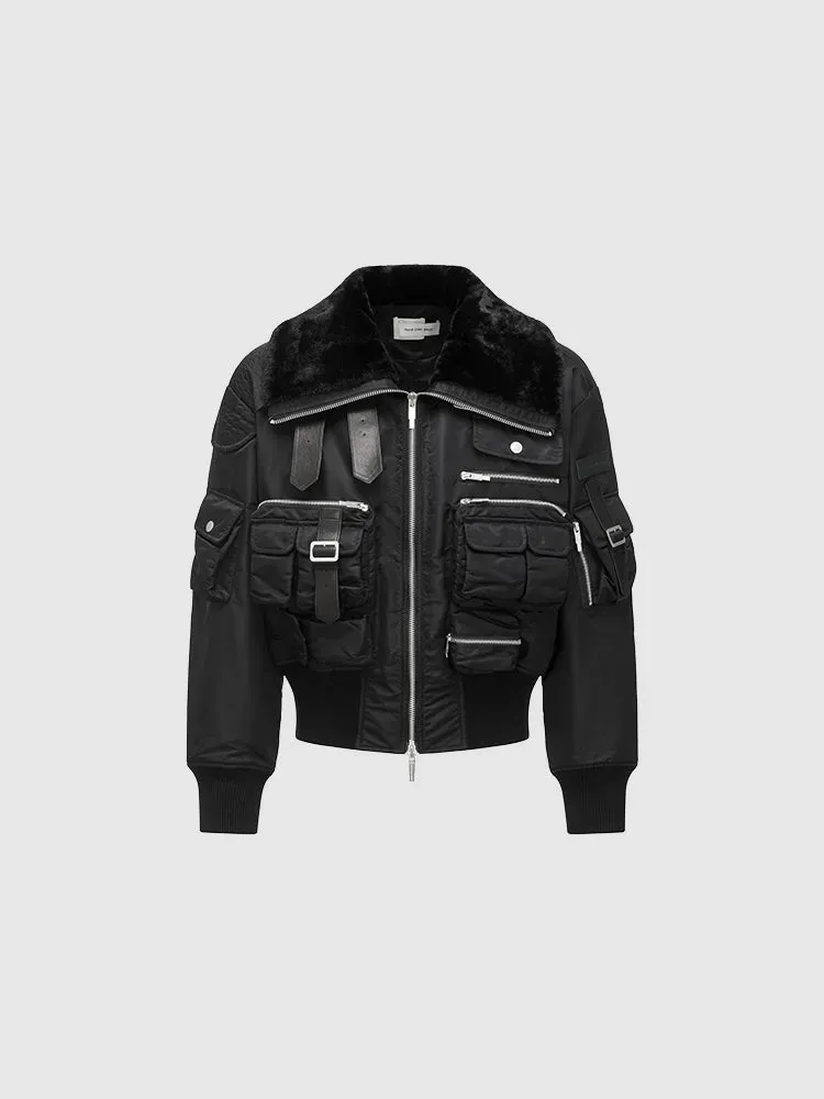 Feng Chen Wang Multipocket Cargo jakke nylon
