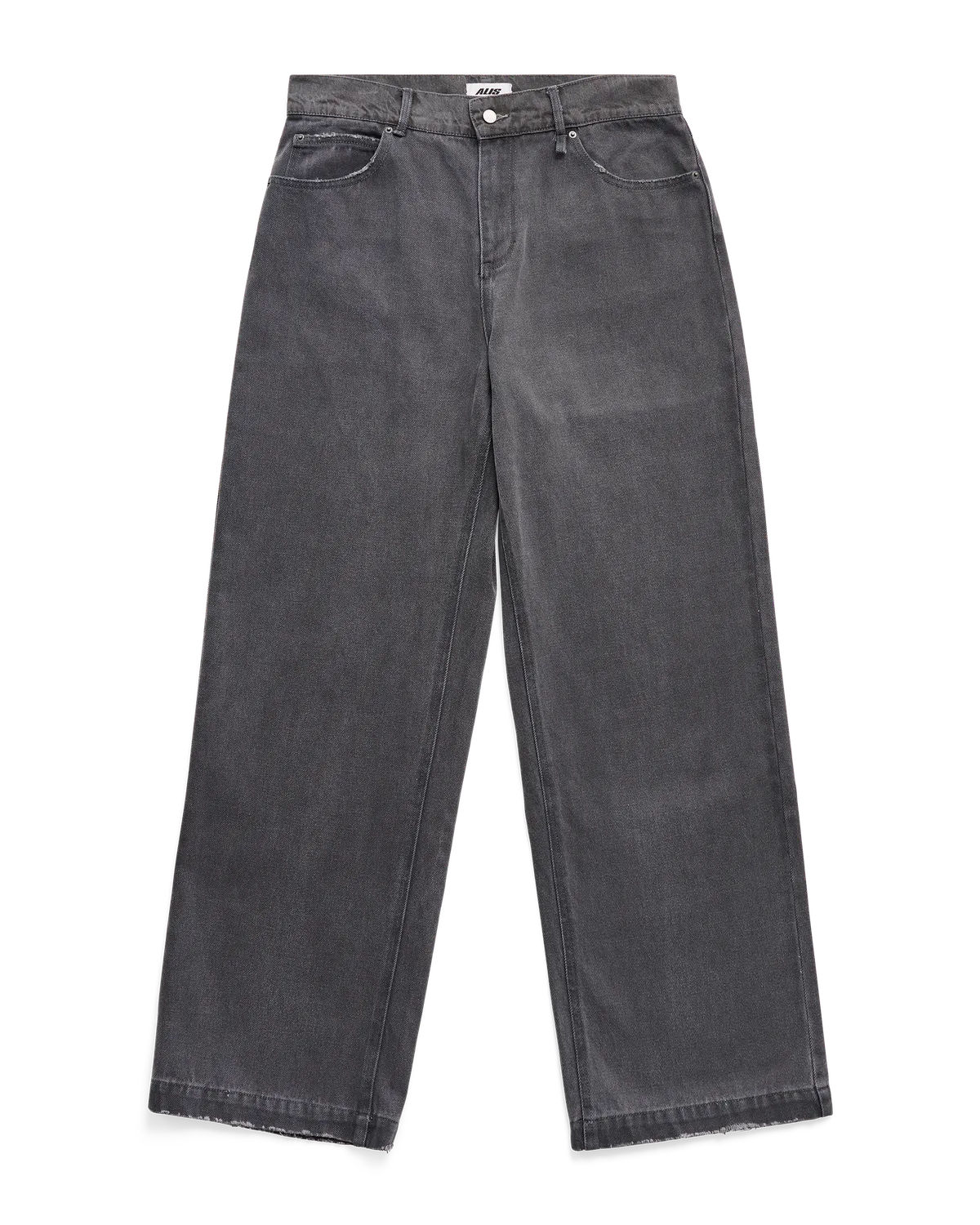 Alis Bam jeans washed grey wide fit bomuld