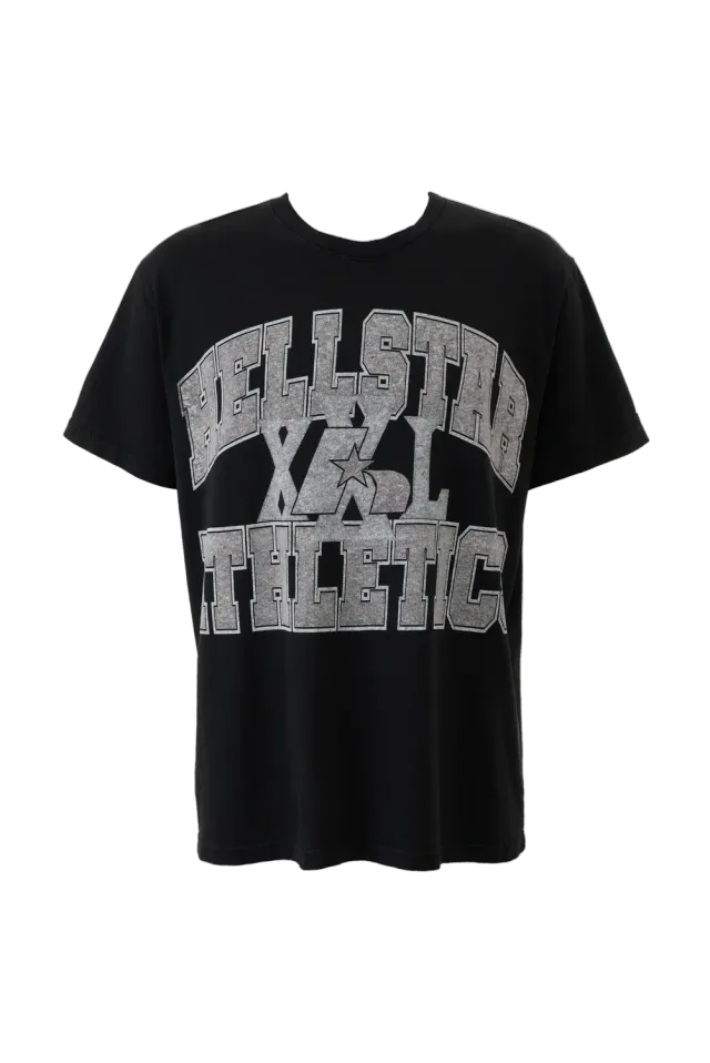 Hellstar XXL Athletics T-shirt sort oversized