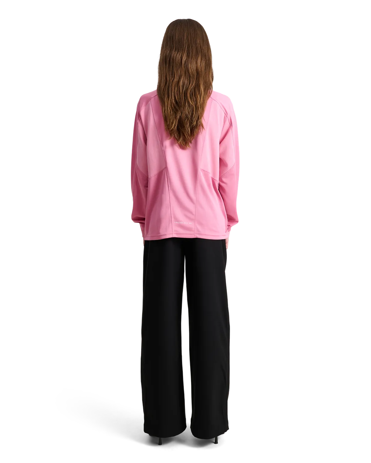 Alis Nikola langærmet trøje Pink broderet logo
