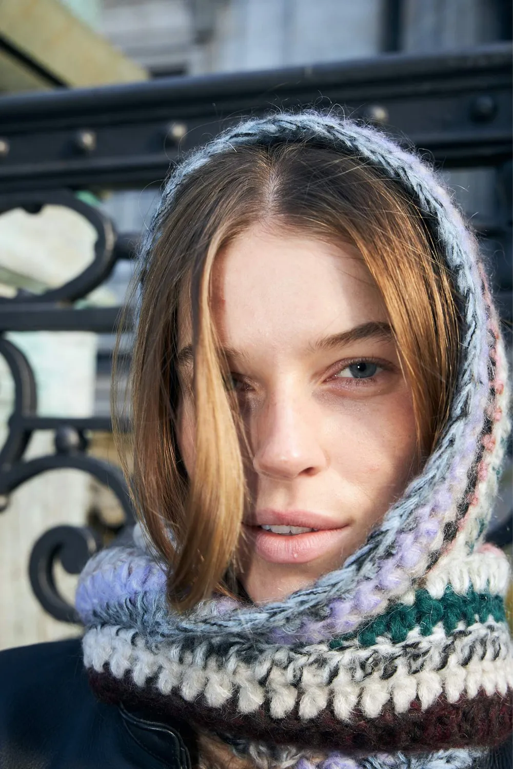 DAWNXDARE SCARF DS tørklæde 990 dark multi mohair