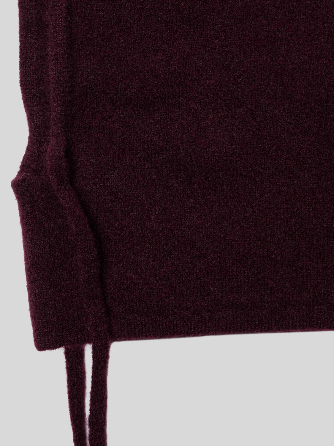 Laneus balaclava fico cashmere silke onesize