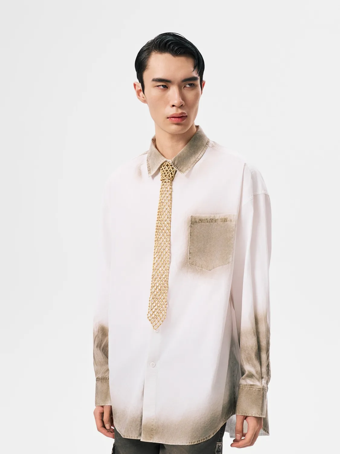 Feng Chen Wang Beaded Bamboo slips håndvævet