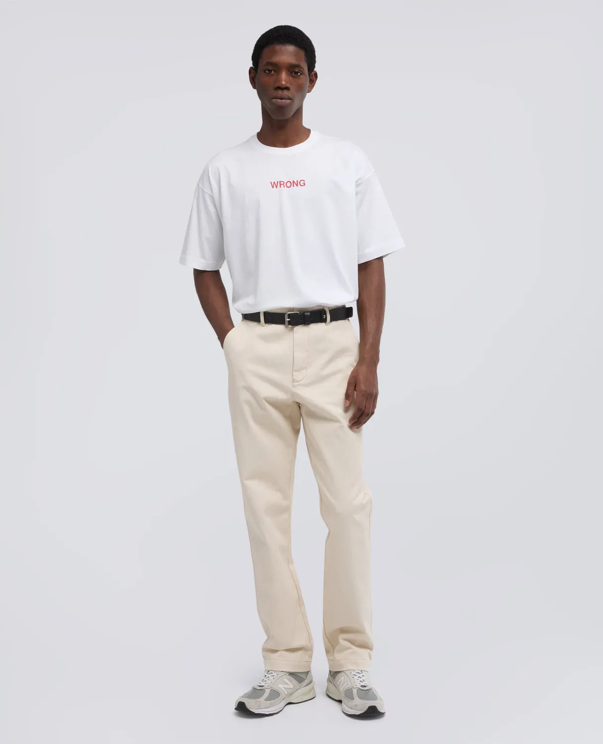 Aspesi Wrong t-shirt hvid bomuld str XS-XXXL