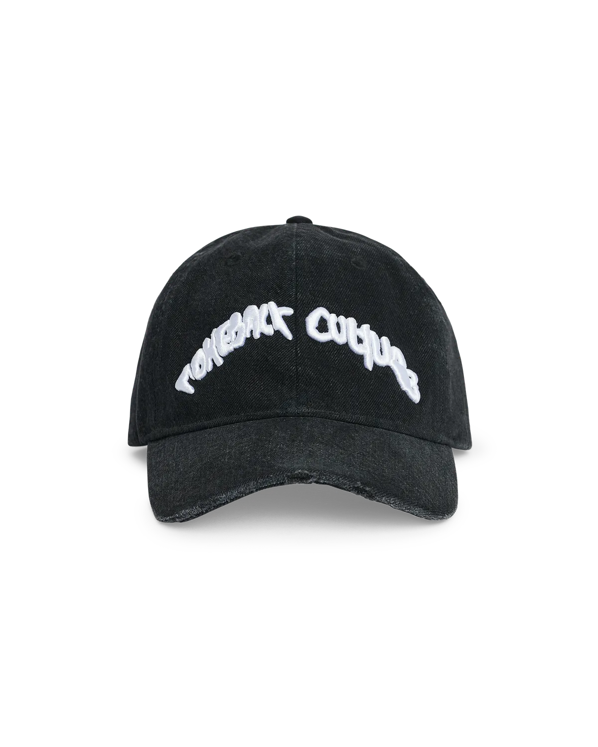 Alis Koston kasket Washed Black broderi