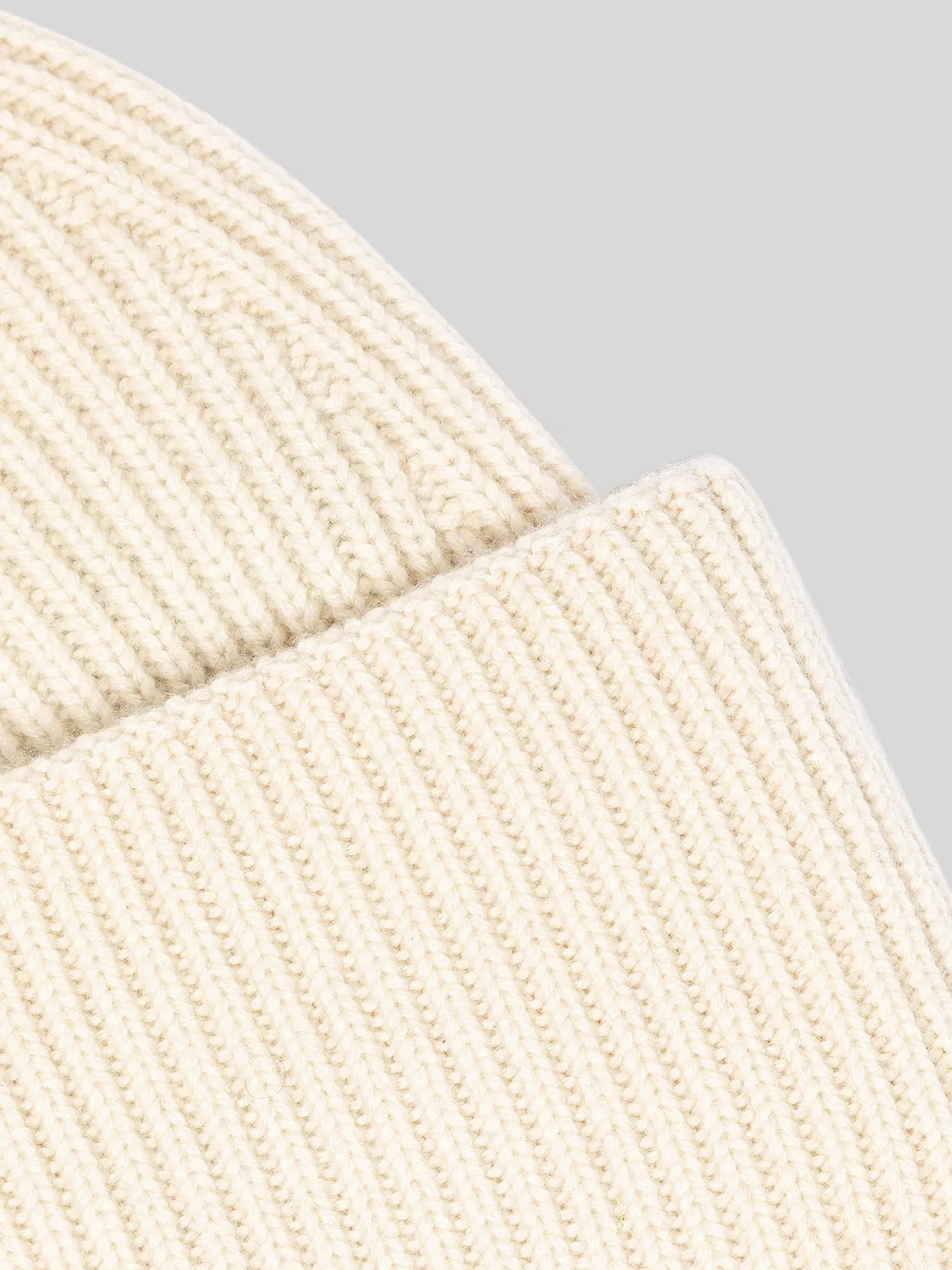 Laneus Cashmere Beanie hue creme kashmir