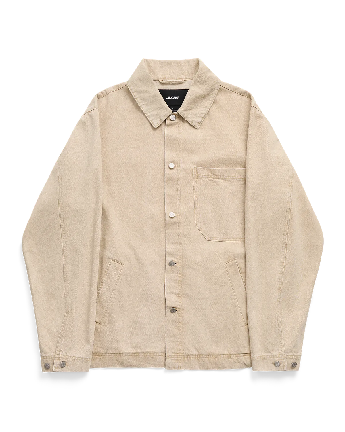 Alis Viren worker jakke Faded Sand bomuld