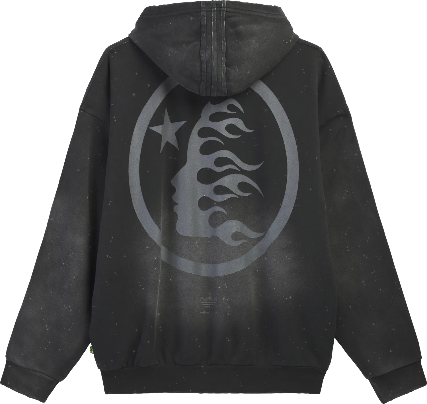 Hellstar x Adidas hoodie sort heavyweight