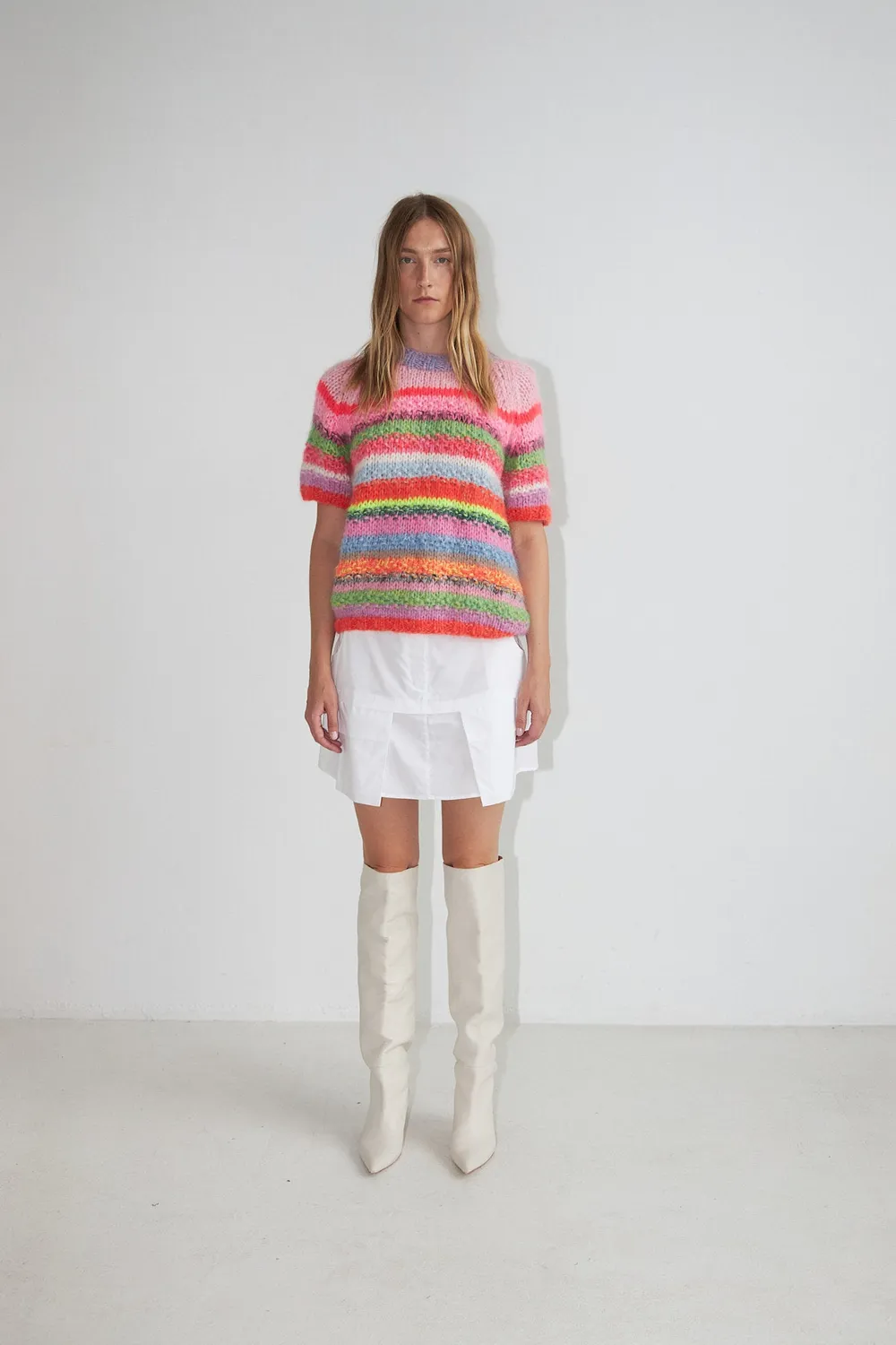 DAWNXDARE ESTELLE MULTI strik top 900 multi stribet