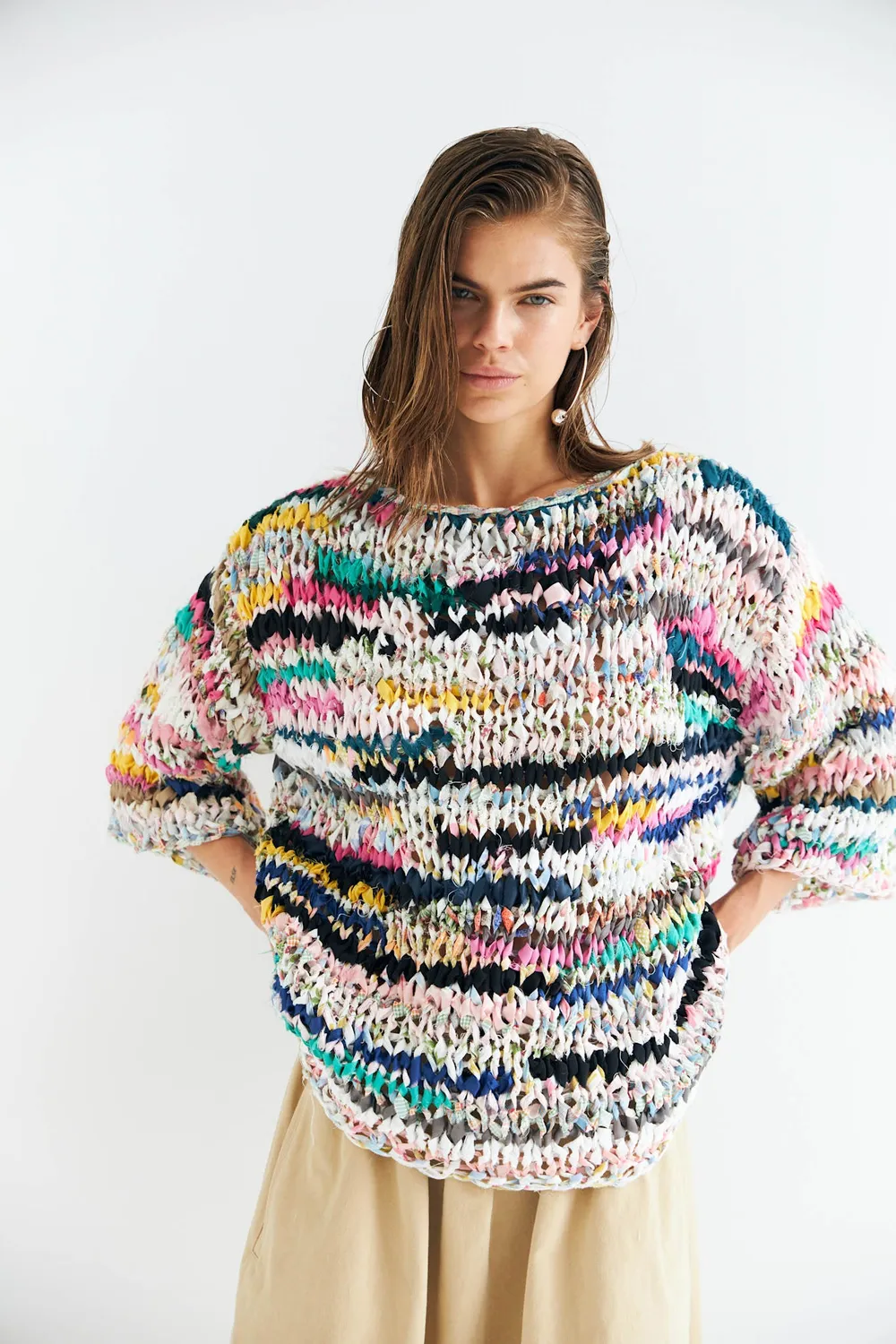 DAWNXDARE ELVINA MULTI 900 MULTI pullover bomuld