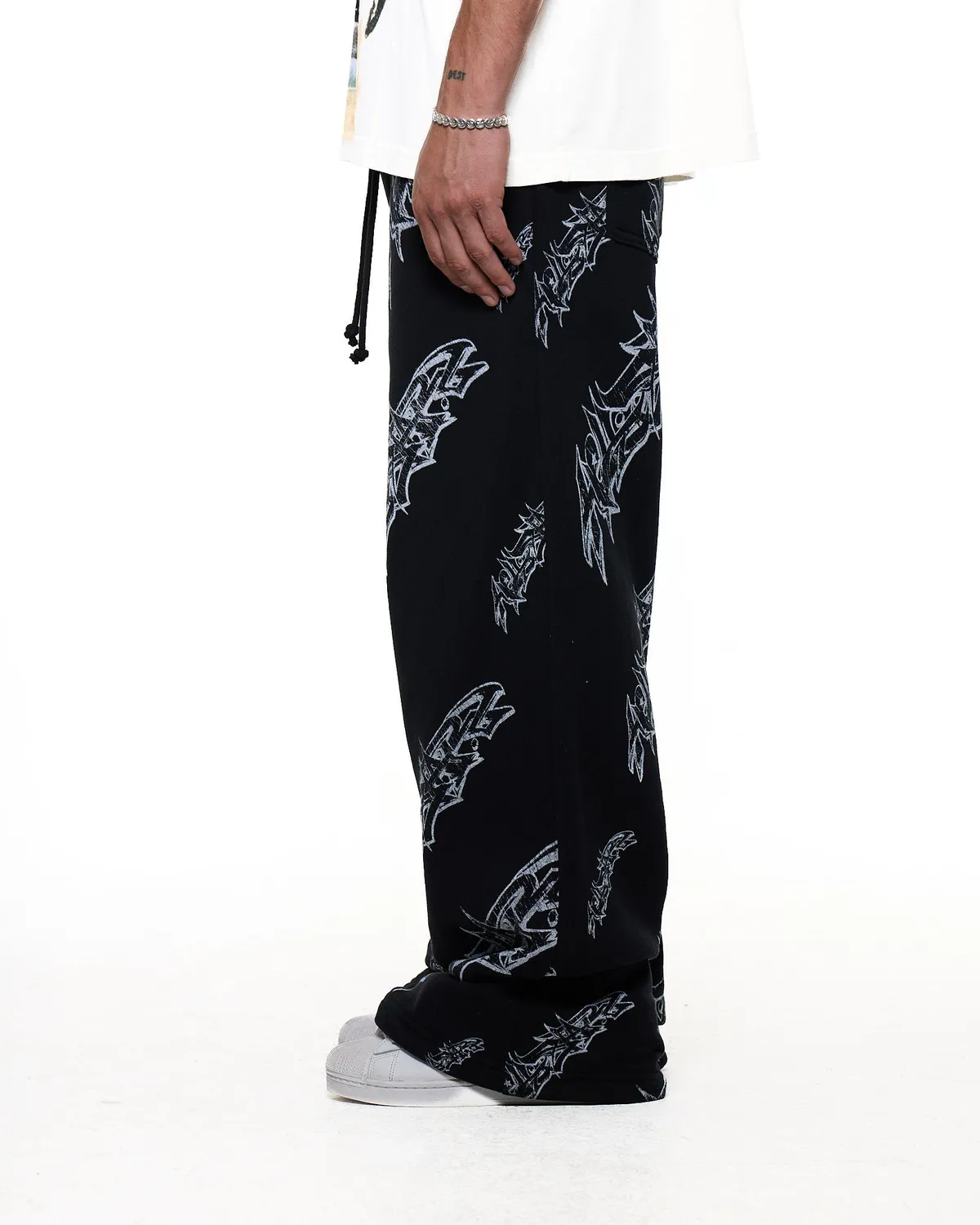 Hellstar Graffiti Sweats sweatpants sort baggy