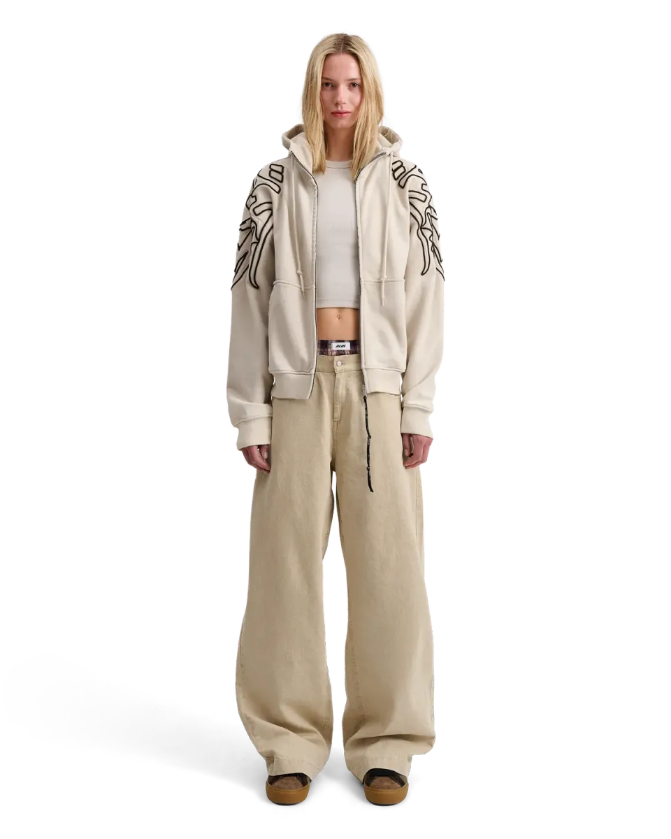 Alis Bam jeans Faded Sand vide 100% bomuld