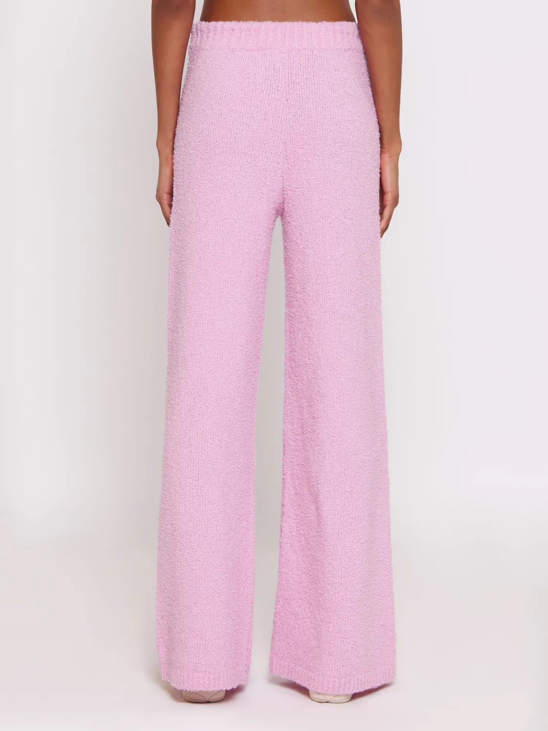 Laneus Soft Textured Yarn bukser rosa uld