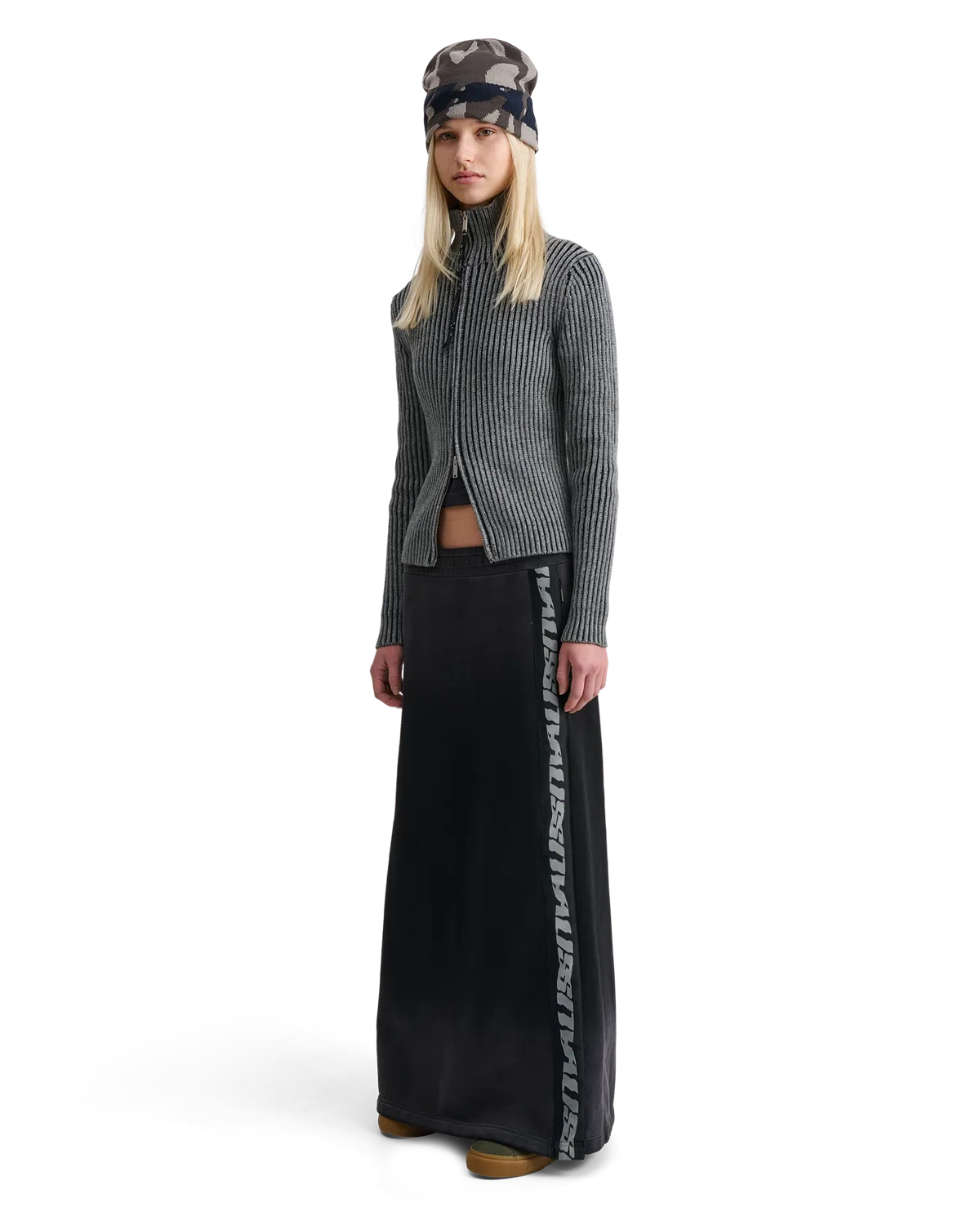 Alis Ecca hue grey uldblanding one size