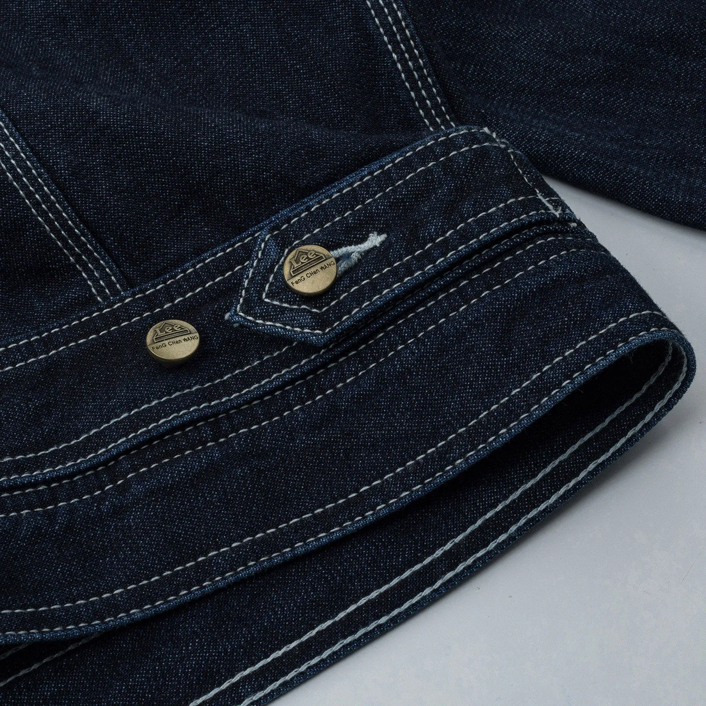 Lee x Feng Chen Wang workwear denimjakke herre