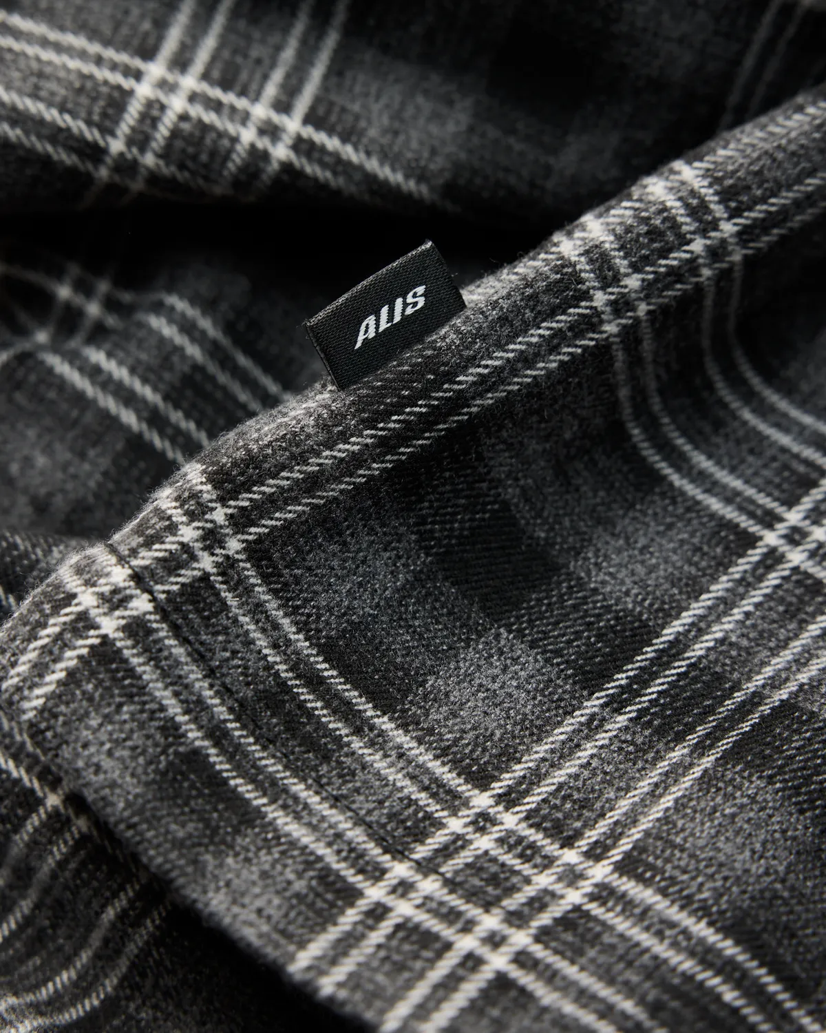 Alis Tody skjorte Grey Black Tartan dobbeltlag