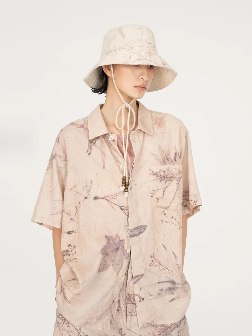 Feng Chen Wang Bamboo bøllehat plantefarvet OS