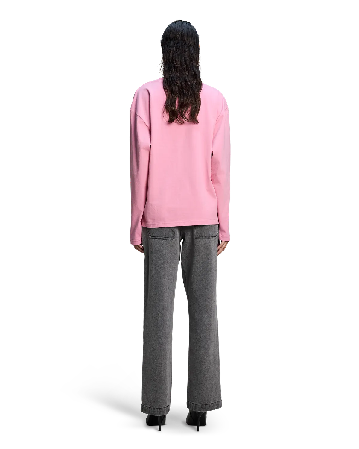 Alis Joshua langærmet t-shirt Pink regular fit