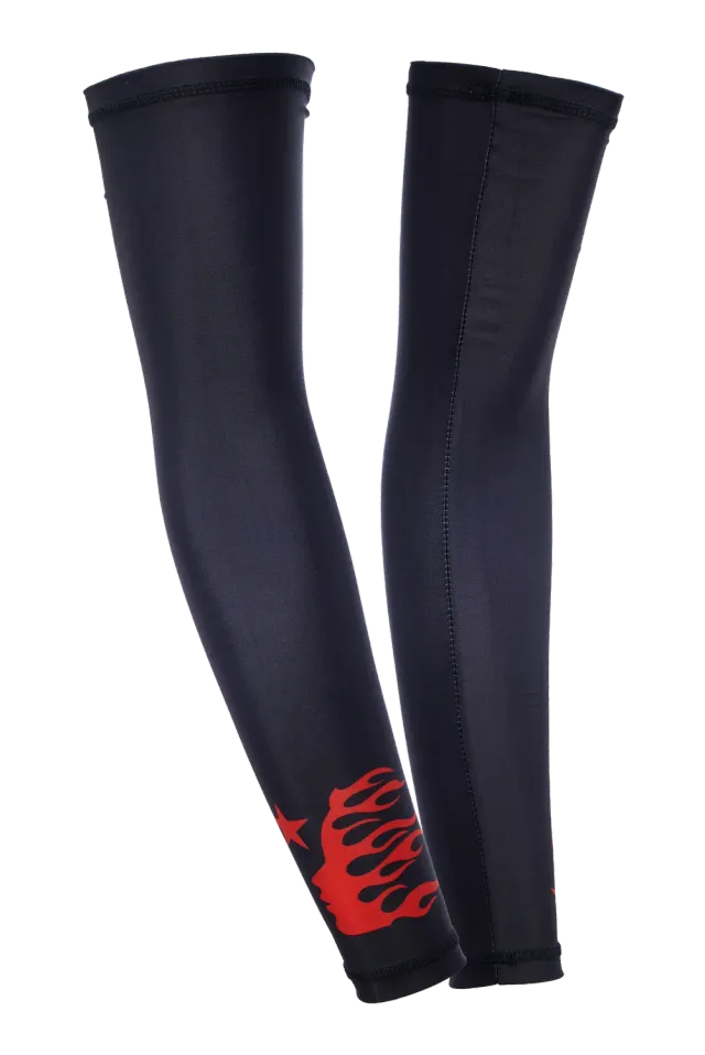 Hellstar Flame Girl armvarmere sort Flame logo