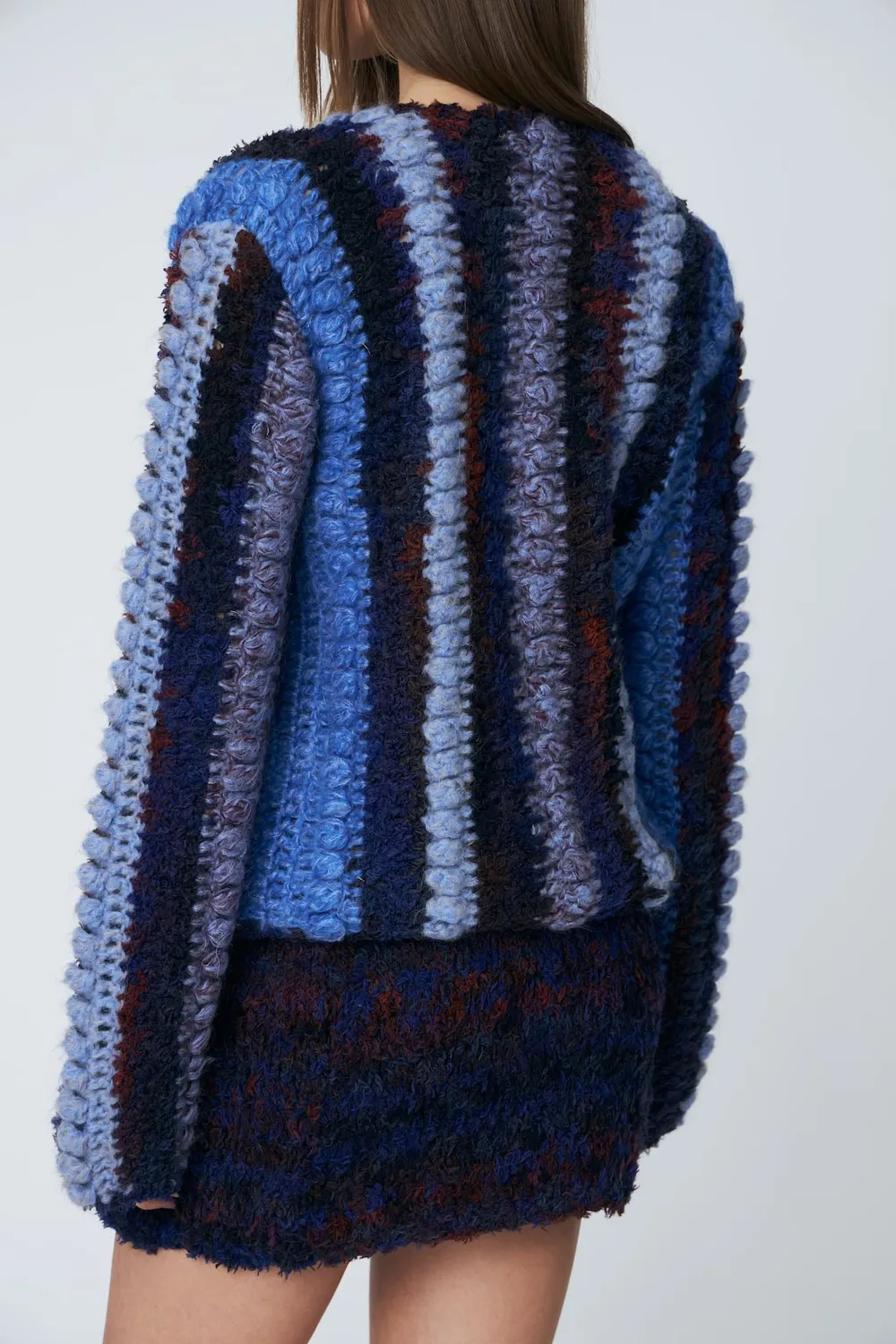 DAWNXDARE Palma strik cardigan 940 midnight shadow