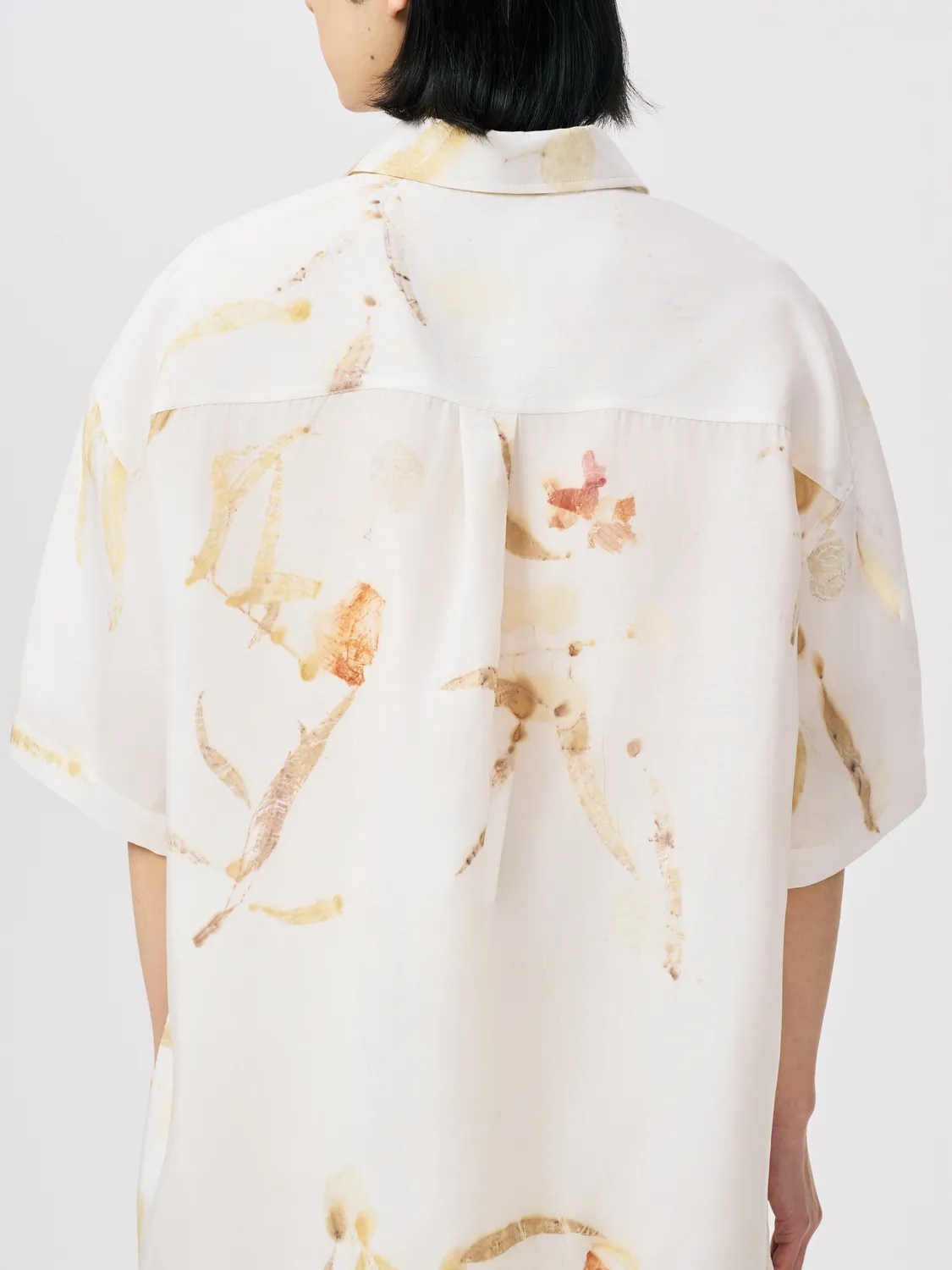 Feng Chen Wang Silk Natural Plant Dye skjorte silke løs