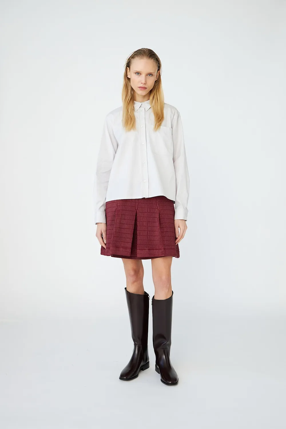 DAWNXDARE Darcie skjorte 101 white bomuld